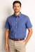 Waterman Men's Quiksilver Dark Blue Checkmate Regular-Fit Shirt | Waterman In Lebanon