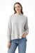 Lucky Brand Women's Grey Mock Neck Waffle-Knit Sweater | Lucky Brand In Lebanon