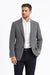 Tommy Hilfiger Men's Grey Solid Weave Modern-Fit Flex Stretch Blazer | Tommy Hilfiger In Lebanon
