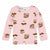 Carter's Baby Girl's Pink Printed Long Sleeve Blouse|Carter's In Lebanon
