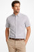 Michael Kors Men's Gray Slim-Fit Short-Sleeve Logo Shirt | Michael Kors In Lebanon