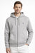 Polo Ralph Lauren Men's Grey Double Knit Tech Full Zip Hooded Jacket | Polo Ralph Lauren In Lebanon