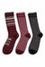 Sun + Stone Men's Multicolor 3-PK Crew Socks|Sun + Stone In Lebanon