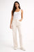 Anne Klein Women's Beige Straight-Leg Trousers | Anne Klein in Lebanon