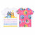 Bluey Baby Girl's Multicolor 2 Pieces All Over Printed T-Shirts | Bluey In Lebanon