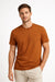 Celio Men's Brown Crew neck T-Shirt |Celio in Lebanon