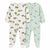 Carter's Just One You Baby Boy's Multicolor 2pk Snug Fit Printed Long Sleeve Overalls|Carter's Just One You In Lebanon