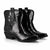 Steve Madden Women's Black Leather Cowboy Ankle Boots | Steve Madden In Lebanon