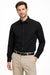 Celio Men's Black Solid Regular Fit Viscose-Blend Shirt | Celio In Lebanon