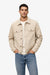 Celio Men's Beige Solid Long Sleeves Fashion Jacket | Celio In Lebanon