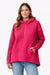Id Ideology Women's Burgundy Quilted Chevron Quarter-Zip Hoodie | Id Ideology in Lebanon