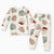 Carter's Baby Girl's White 2pc Christmas Cookie Print Long Sleeve Cotton Pajama Set |Carter's in Lebanon