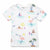 Carter's Baby Girl's White Multi Crew Neck T-shirt|Carter's In Lebanon