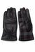 Isotoner Women's Black Leather Spandex Chevron Gloves | Isotoner In Lebanon