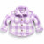 Carter's Baby Girl's Purple & White Checked Fleece Shirt|Carter's In Lebanon