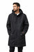 Celio Men's Black Long Hooded Jacket|Celio In Lebanon