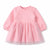 Cat & Jack Baby Girls' Pink Long-Sleeve Heart-Quilted Tulle Dress | Cat & Jack in Lebanon