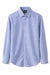 Light blue dress shirt on a white background