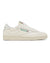 White Reebok sneaker on a white background