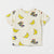 Zara Baby Boy's Off White "Go Fruit" Banana Graphic T-Shirt | Zara In Lebanon