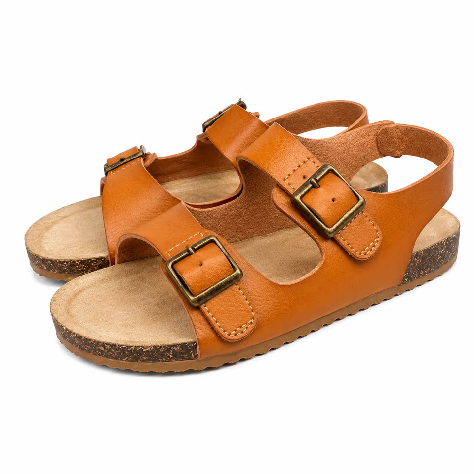 Cat & Jack Baby Girl's Brown Reagan Footbed Sandals|Cat & Jack In Lebanon