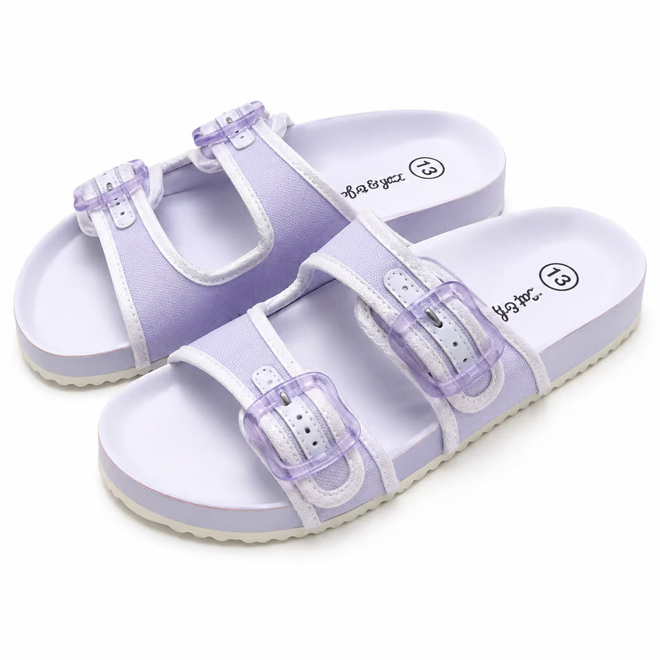 Cat & Jack Girl's Lilac Kaia Mesh Footbed Slippers | Cat & Jack In Lebanon