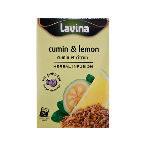 Lavina Herbal Infusion Cumin & Lemon 20 Enveloped Bags