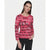 Karl Lagerfeld Paris Women's Pink All Over Print Sweater