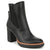 Naturalizer Women's Black Faux Leather Deserve Lug Sole Chelsea Boots
