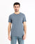Celio Men's Gray Crew Neck Neunir T-Shirt | Celio In Lebanon