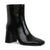 On 34th Women's Black Crinkle Patent Margoe Square-Toe Boots