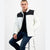 Club Room Men's White/Black Puffer Winter Jacket