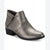Sun + Stone Women's Dark Silver Adelinee Double Zip Ankle Boots