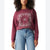 Levi's Women's Burgundy Bandana Graphic Sweatshirt