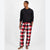 Club Room Men's Black /Red Checkered Fleece Long-Sleeve & Plaid Pajama Set