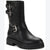 Sun + Stone Women's Black Onnyx Engineer Boots