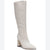 Wild Pair Women's Bone Islah Wide-Calf Block Heel Knee High Boots
