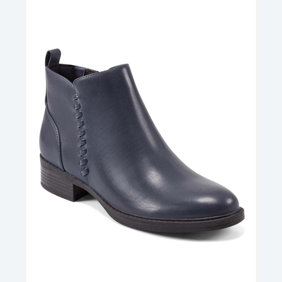 Easy Spirit Women's Navy Lorand Almond Toe Block Heel Casual Boots