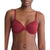 Calvin Klein Women's Dark Red Perfectly Fit Lightly Lined Full Coverage T-Shirt Bra