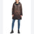 Kate Spade New York Women's Multicolor Hooded Leopard-Print A-Line Jacket