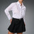 Sinsay Women's Black Belted Mini Skirt