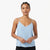 Lucyparis Women's Light Blue V-Neck Camisole Tank Top