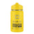 A bright yellow IronFlask insulated stainless steel water bottle with a matching yellow lid, shown on a plain white background.