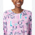HUE Women's Purple Animal Print Pajama Top