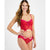 I.N.C International Concepts Women's Red Printed Mesh Hipster Briefs