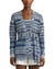Lauren Ralph Lauren Women's Blue Striped Belted Linen and Cotton Cardigan | Lauren Ralph Lauren In Lebanon