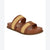 Tommy Hilfiger Women's Brown Jiana Logo Footbed Slip-On Slippers