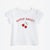 A white short-sleeve baby tee featuring the words 'SUPER SWEET' in red arched lettering above a graphic of two red cherries with green stems, displayed on a clean white background.