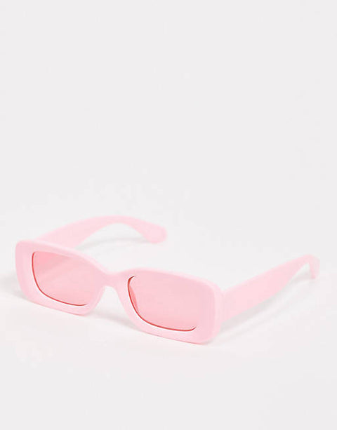 ASOS Design Women's Pink Sunglasses ANA7 shr