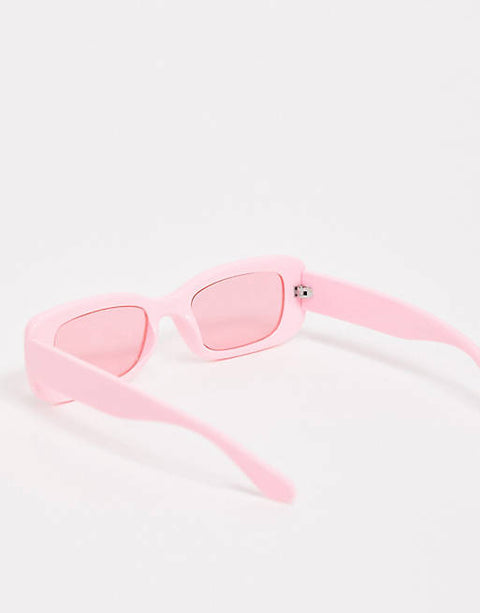 ASOS Design Women's Pink Sunglasses ANA7 shr
